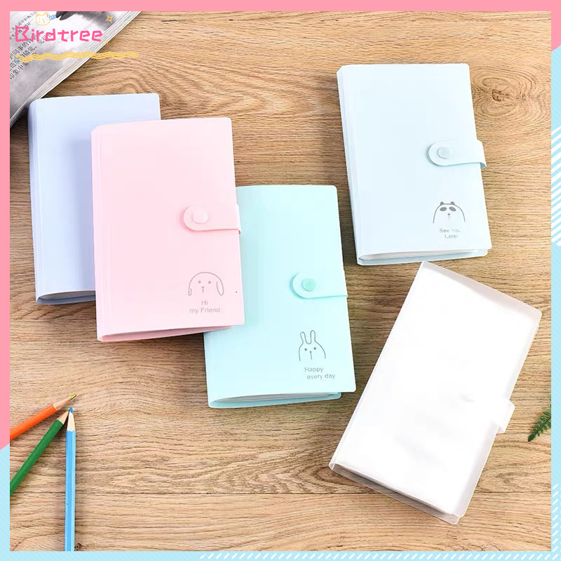 

[Readystock❤️COD]240 kartu kartu nama kursi kartu nama buku tiket film kereta api buku penyimpanan folder album foto 3 inci- BS
