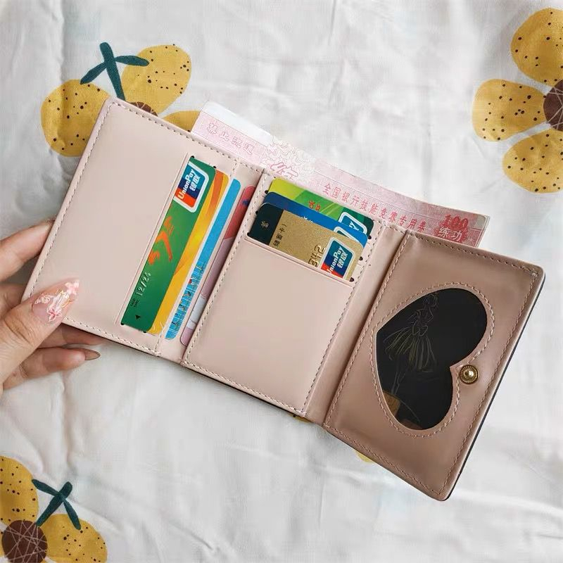 DOMPET LIPAT WANITA DOMPET MINI DOMPET WANITA A89 MOTIF BUNGA LUCU FASHION WALLET MALLSHOP