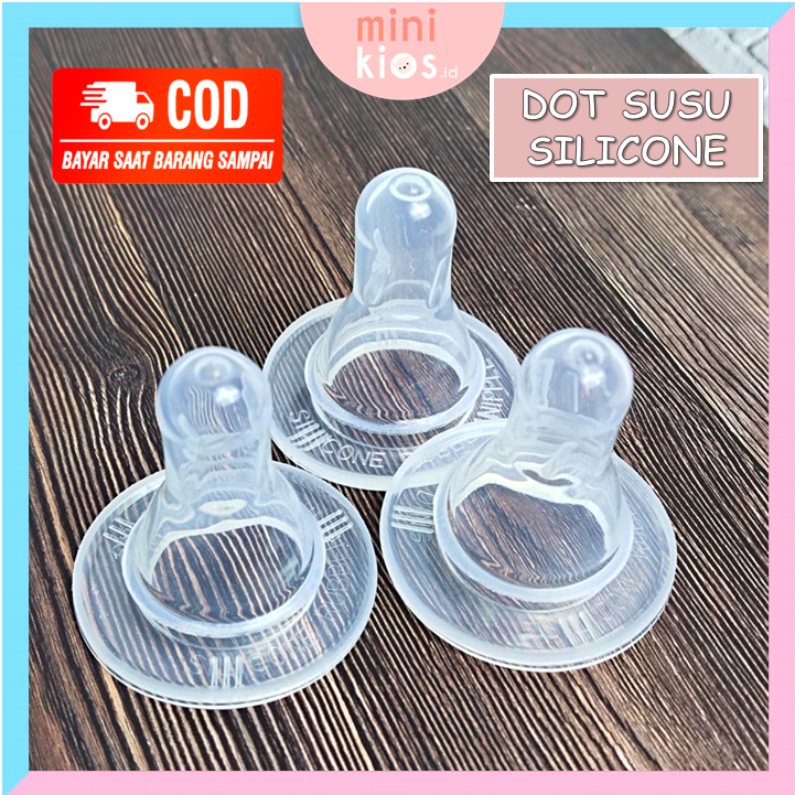 DOT SUSU BAYI SILIKON UKURAN 3.5CM BAHAN RUBBER (SILICON)