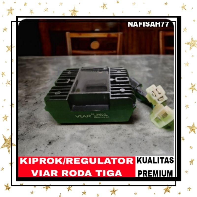 (KUALITAS PREMIUM OEM)KIPROK VIAR RODA TIGA REGULATOR VIAR RODA TIGA SPARE PARTS VIAR MOTOR RODA TIG