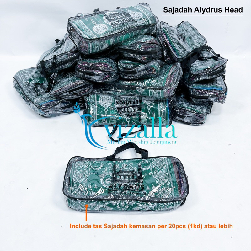 Sajadah Alydrus Rayon Head/ 60*35 Sajadah Kepala/ Grosir Sajadah