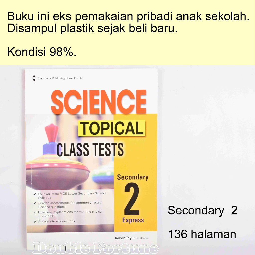 SCIENCE TOPICAL CLASS TESTS  SECONDARY  1 &amp; 2  EXPRESS  BUKU IMPOR ORIGINAL