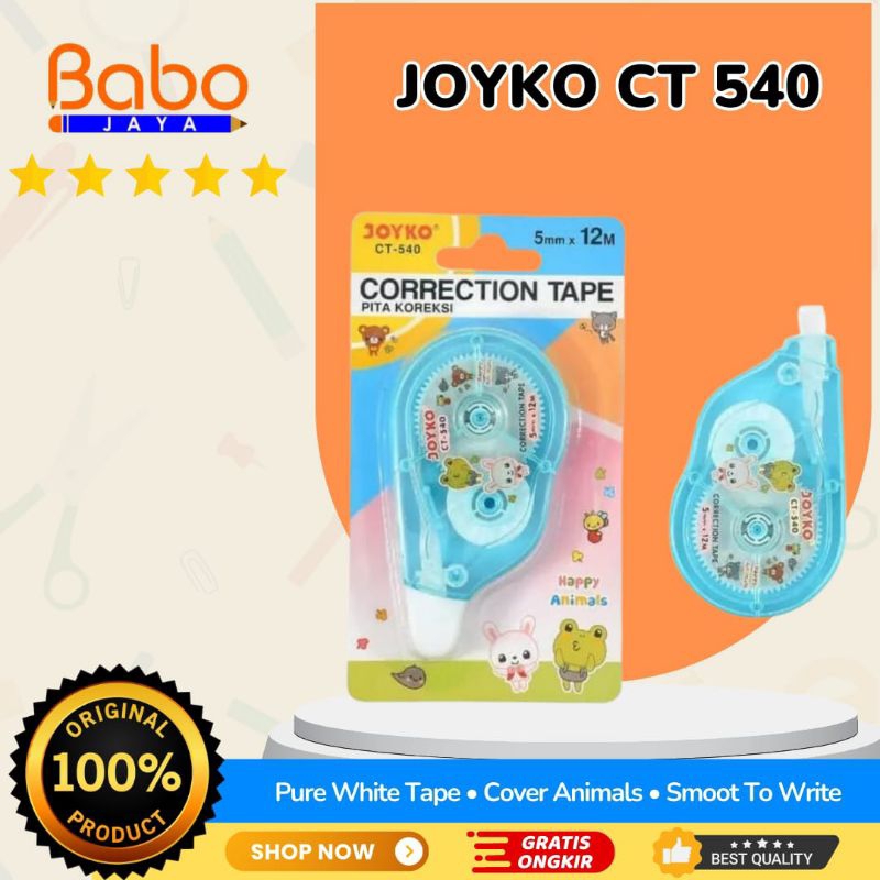

BABO JAYA Correction Tape Tip X kertas Tipex Pita , 12M X 5MM
