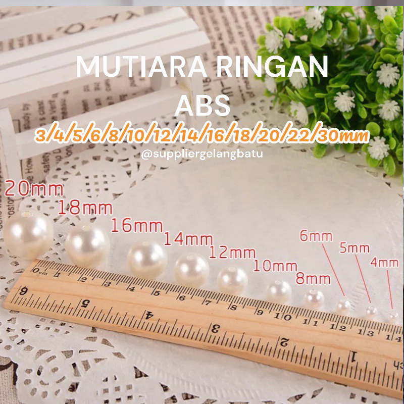 [25gr] MUTIARA RINGAN ABS PEARL BW