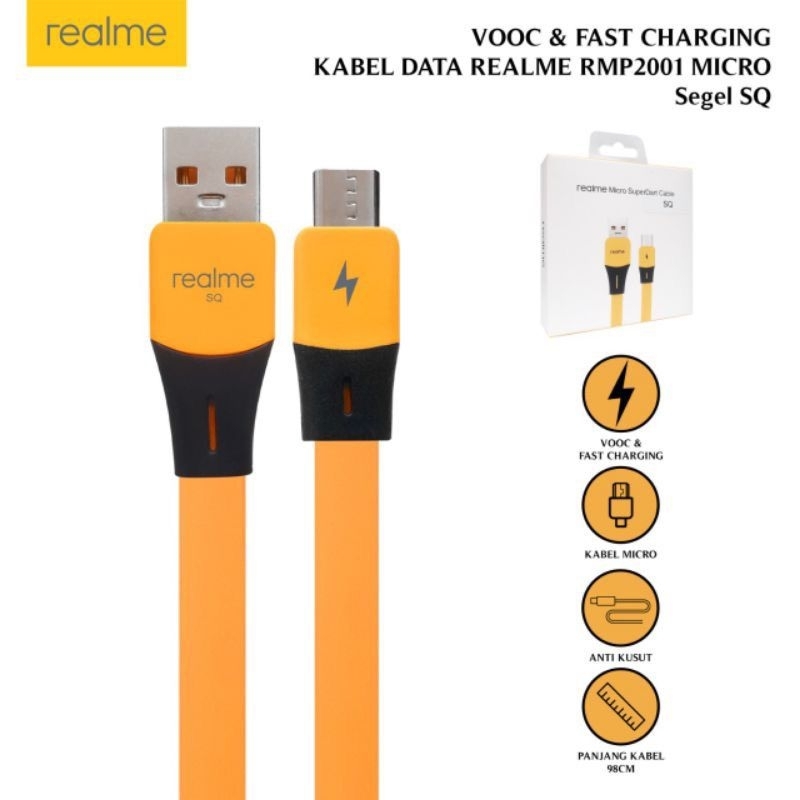 Kd Kabel Data Realme RMP 65W Super Dart Vooc Fast Charging Original