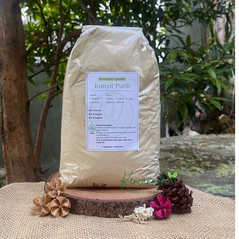 

Kunyit putih bubuk - Serbuk Kunyit asli100gr - 1kg murni tanpa campuran