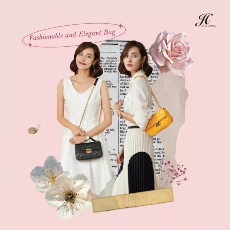 Jims Honey Tas Wanita Tas Selempang Wanita Original 100% Premium Branded Terbaru Tas Bahu Perempuan 