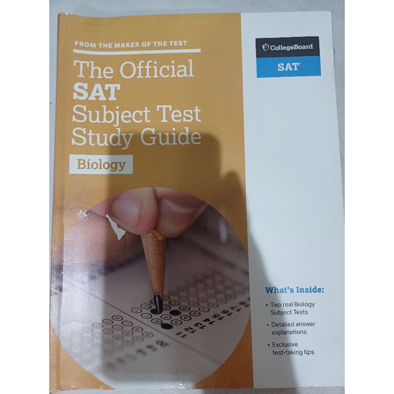 Buku The official SAT Subject Test Study Guide Biology
