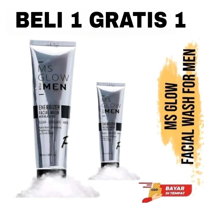 PAKET HEMAT MS GLOW FOR MEN ORIGINAL ( BELI 1 GRATIS 1 )