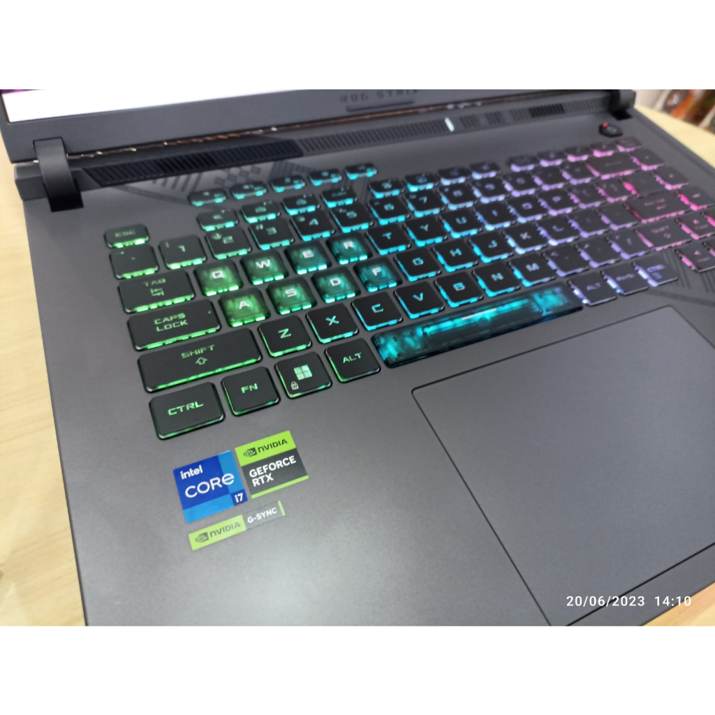 LAPTOP GAMING ASUS ROG STRIX G614JV INTEL CORE I7 13650HX RAM 64GB 1 TB SSD RTX4060 8GB 165Hz RGB WINDOWS 11