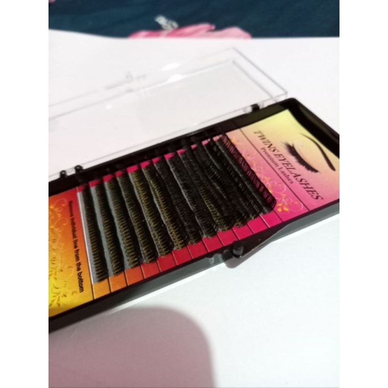 Twins Eyelash Russian Volume Eyelash Extension Tanam Bulumata Palsu