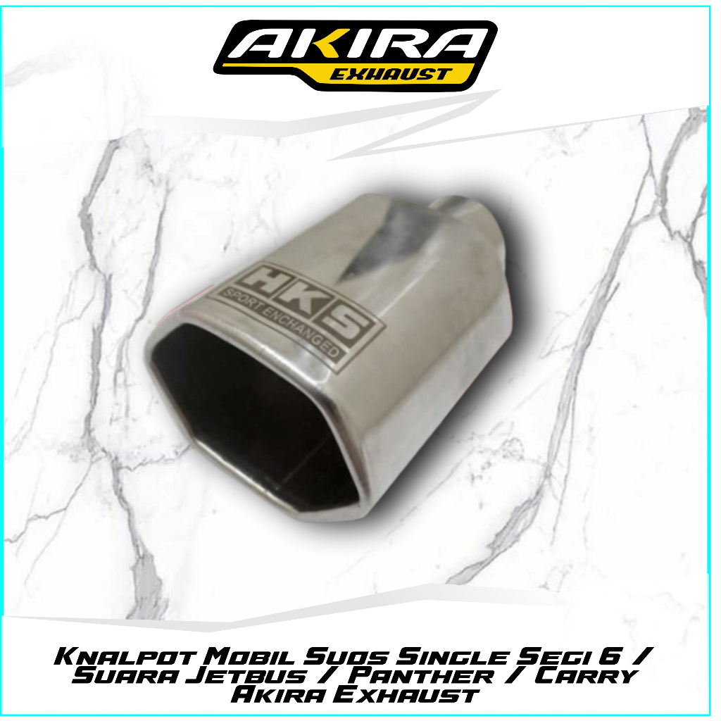 Knalpot Mobil Suos Single Segi 6 / Suara Jetbus / Panther / Carry Akira Exhaust
