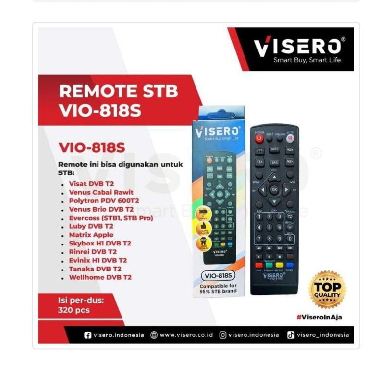 Remote STB multi vicero/remot stb