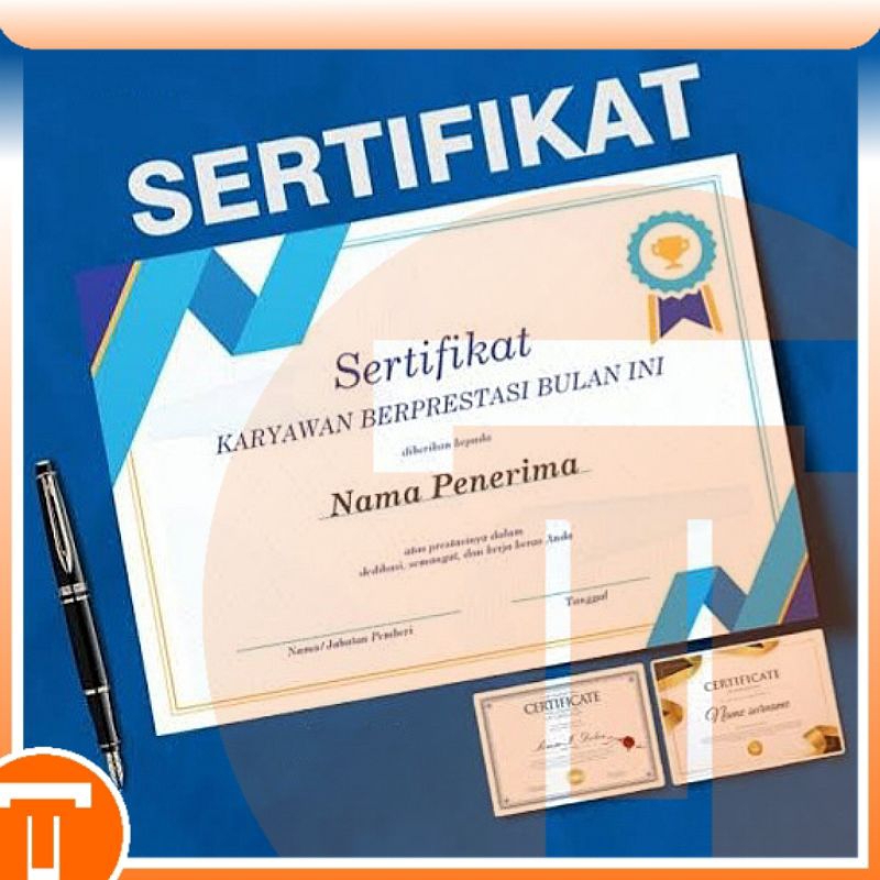 

CETAK SERTIFIKAT UKURAN A5/A5/F4 BAHAN Lenin