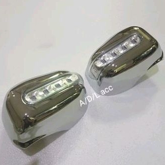 Cover tutup spion all new avanza manual 2012 2013 2014 tipe e / agya lampu chrome crome tempel