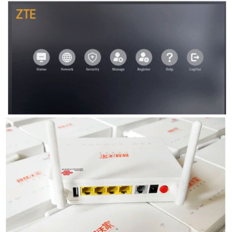 GROSIR ZTE F477 V2 EPON , support Remote web