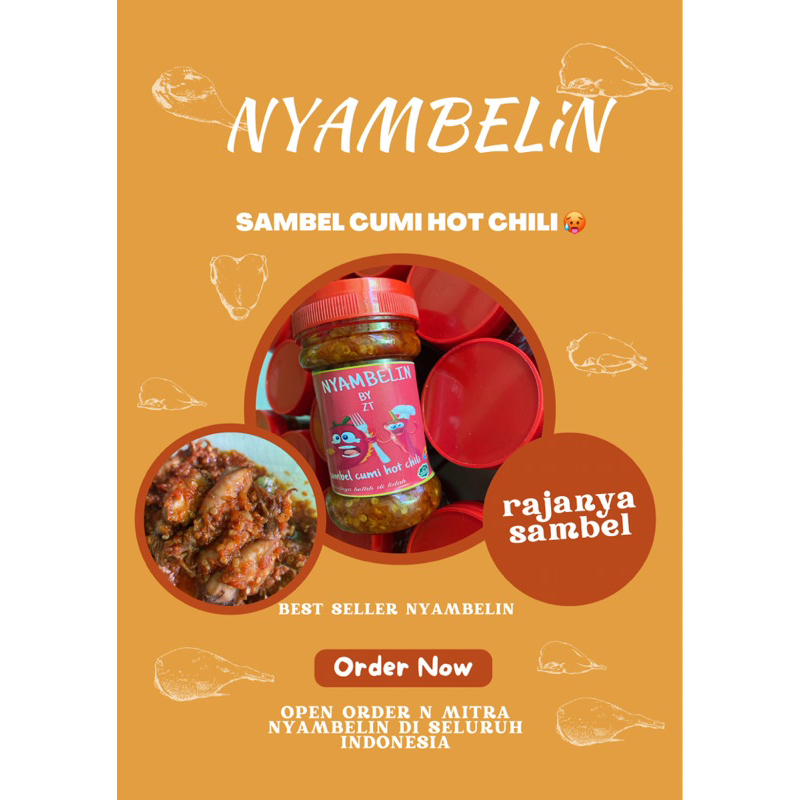 

NYAMBELIN Sambel cumi hot Chili