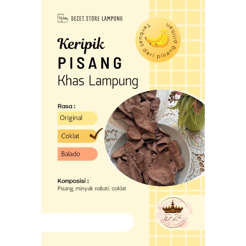 

KERIPIK PISANG COKLAT BEST SELLER | KHAS LAMPUNG