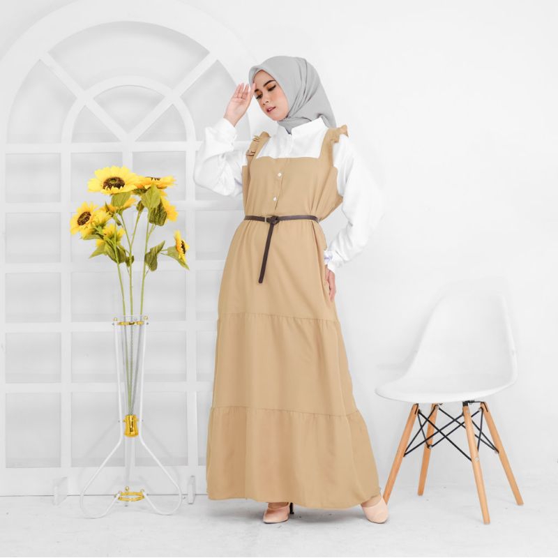 GAMIS LIVY DRESS REMAJA DEWASA KOREAN DRESS