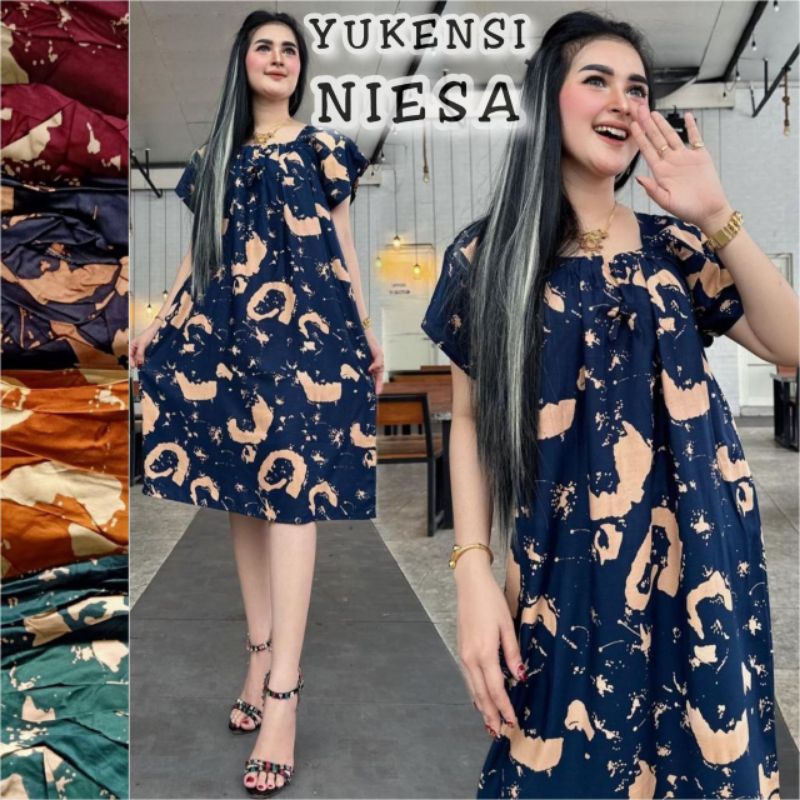 Daster yukensi sultan // polka baju tidur batik modern wanita kekinian