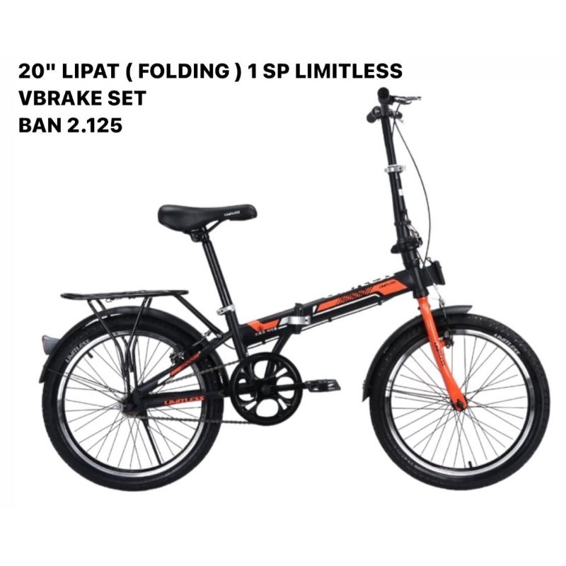 Sepeda Lipat 20 inch LIMITLESS