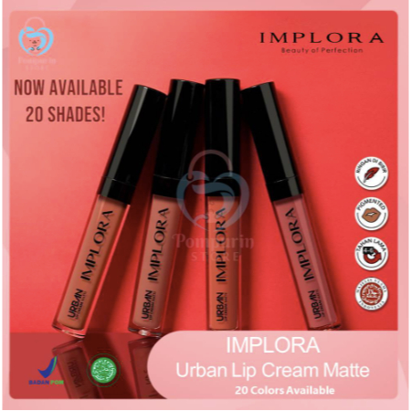 IMPLORA Urban Lip Cream Matte Original BPOM - Lipcream
