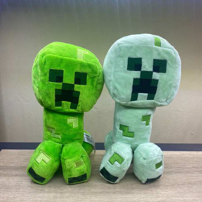 Boneka Minecraft Happy Explorer Creeper Plush Toy Original Mine craft Figure