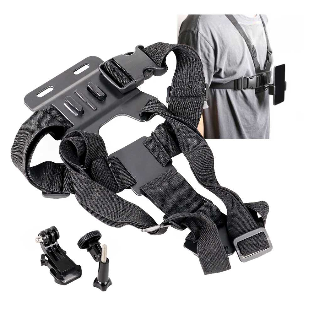 Tali Dada Chest Harness Belt Strap 5in1 Holder GoPro HP Action Yi Cam