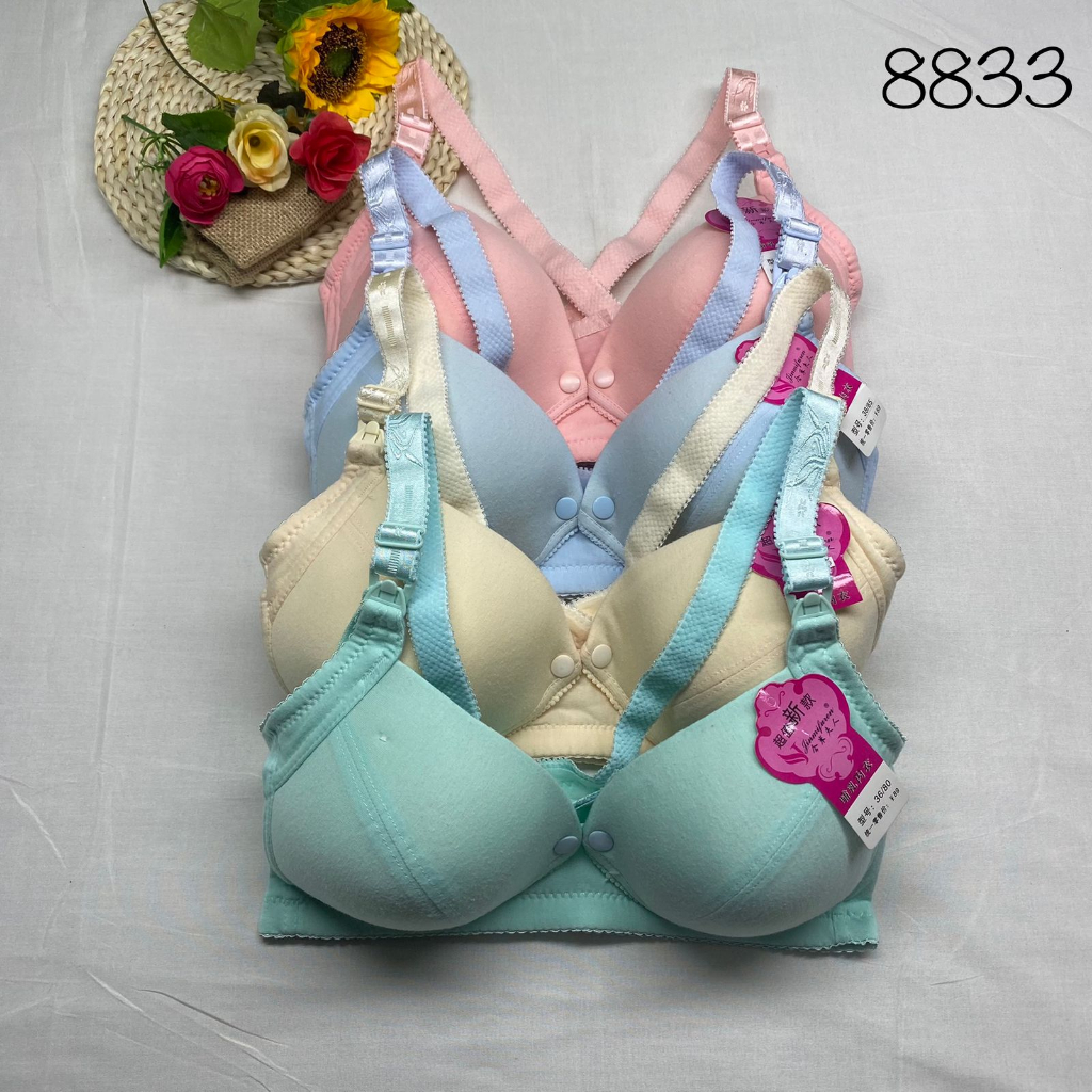 BRA / BH MENYUSUI WANITA KODE 8833-NEW SUSU TIDAK ADA KAWAT SIZE 38-42