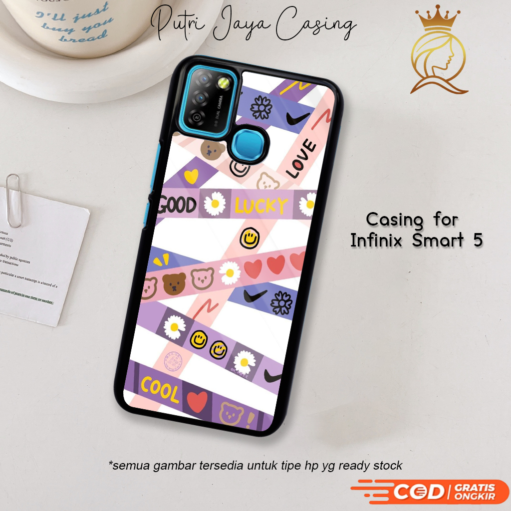 Case Hp Infinix Smart 5 Casing Infinix Smart 5 Motif AESTHESTICKER Casing Terbaru Case Karakter Lucu