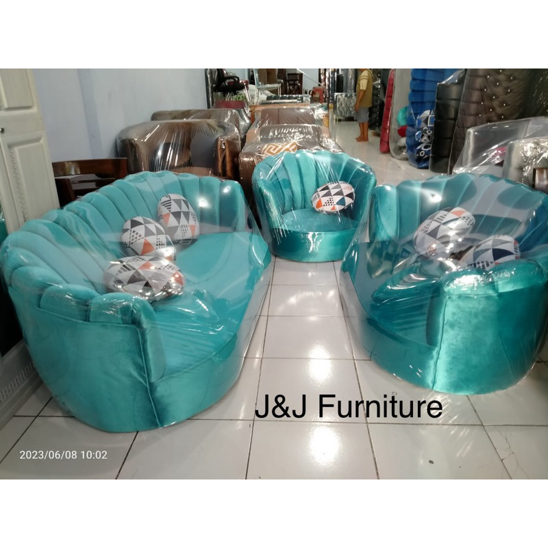 Sofa ruang tamu minimalis modern sofa 321 makassar