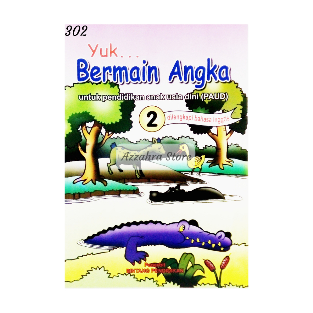 Buku LKS Anak TK Paud SD MI Kelas 1 Yuk Bermain Angka 2 Bintang Pendidikan