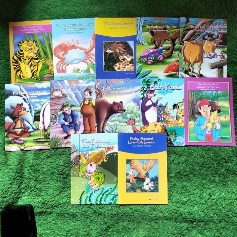 ORIGINAL BUKU CERITA ANAK DAN DONGENG BAHASA INGGRIS THE MAUSE DEER AND HIS MAGIC FLUTE THE TADPOLES