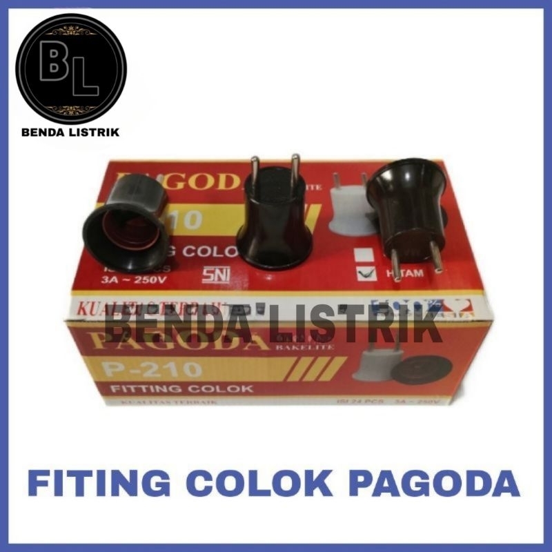 Fitting Colok Pagoda - Fitting Colok Hitam Pagoda - Pitting Colok Pagoda