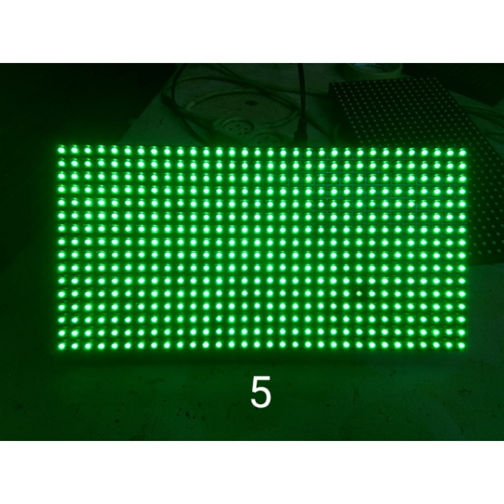 panel p10 led hijau outdor second