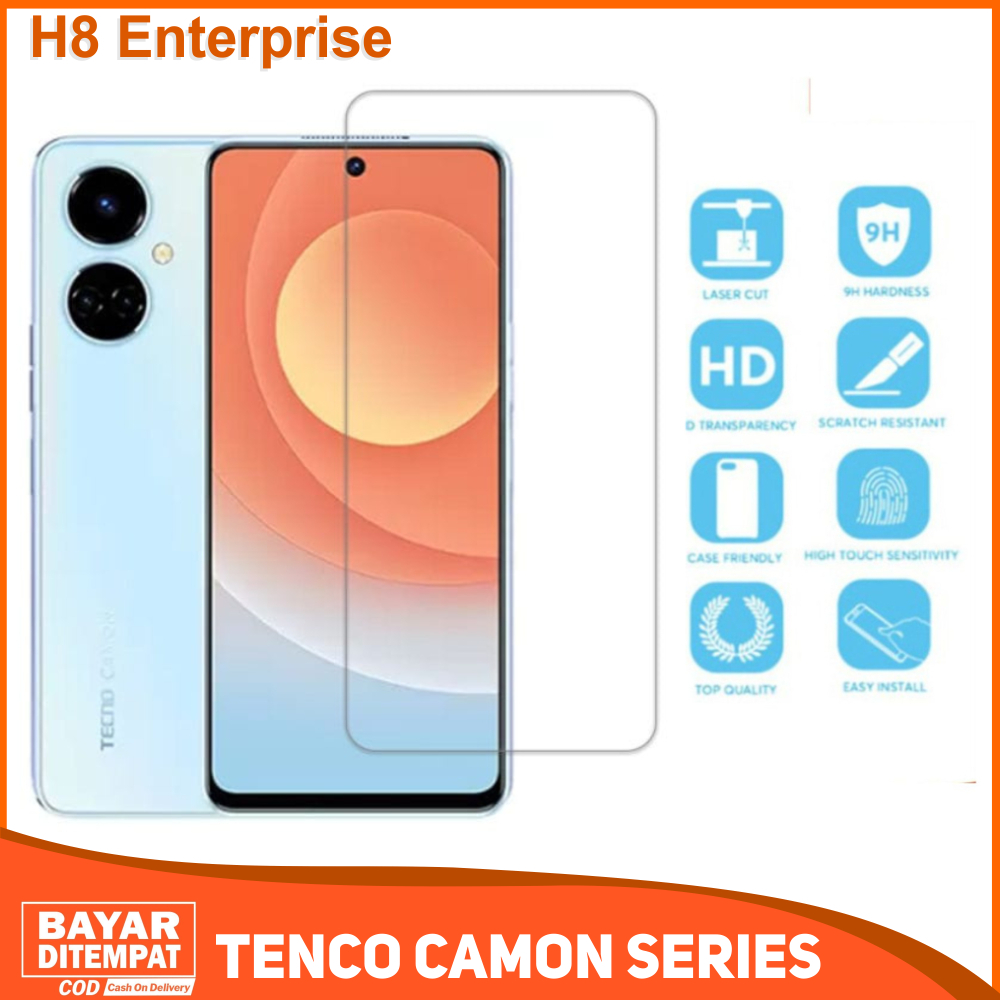 Tempered Glass Tecno Camon 19 Pro 20 Pro 20 Premier 5G- Anti Gores Kaca Premium Quality