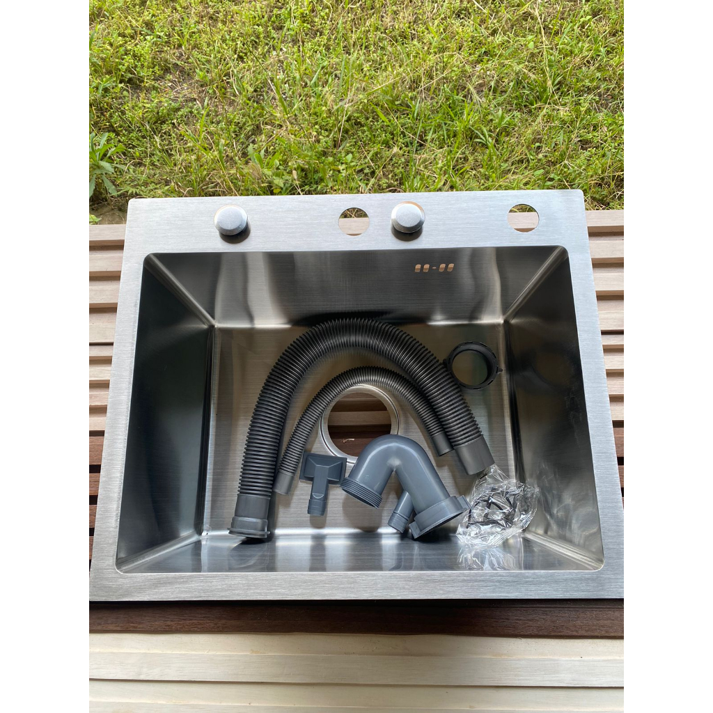 INOBE SINK CUCI PIRING WASTAFEL DAPUR GLOSSY UKURAN 52X43 CM