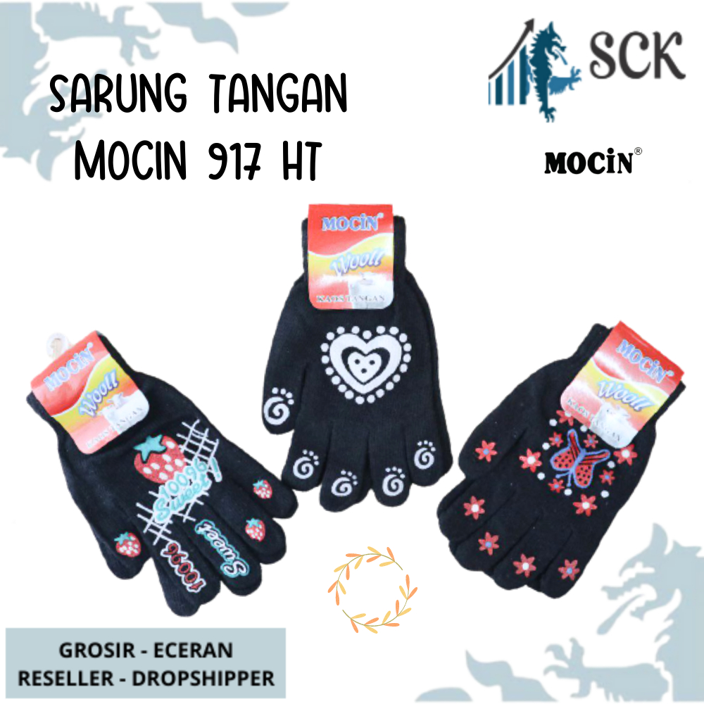 Sarung Tangan MOCIN 917 Motor Dewasa Kombinasi Motif MOCIN 917 / Kaos Tangan Wanita Perempuan / Kaus Tangan Perlengkapan Otomotif - sckmenwear GROSIR