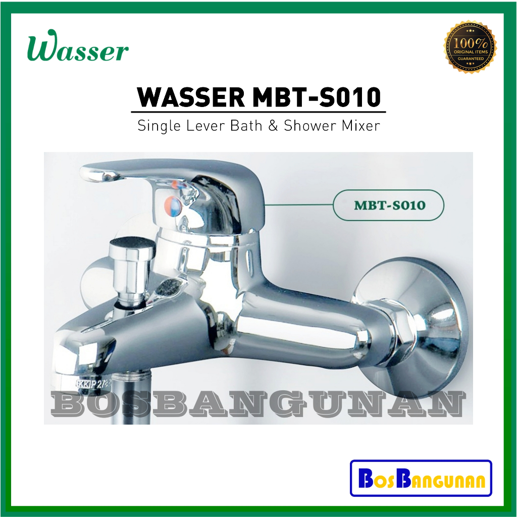 Kran SHOWER & BATHTUB WASSER MBTS010 Panas Dingin / Keran WASSER MBT S010 / Keran Shower WASSER MBT-