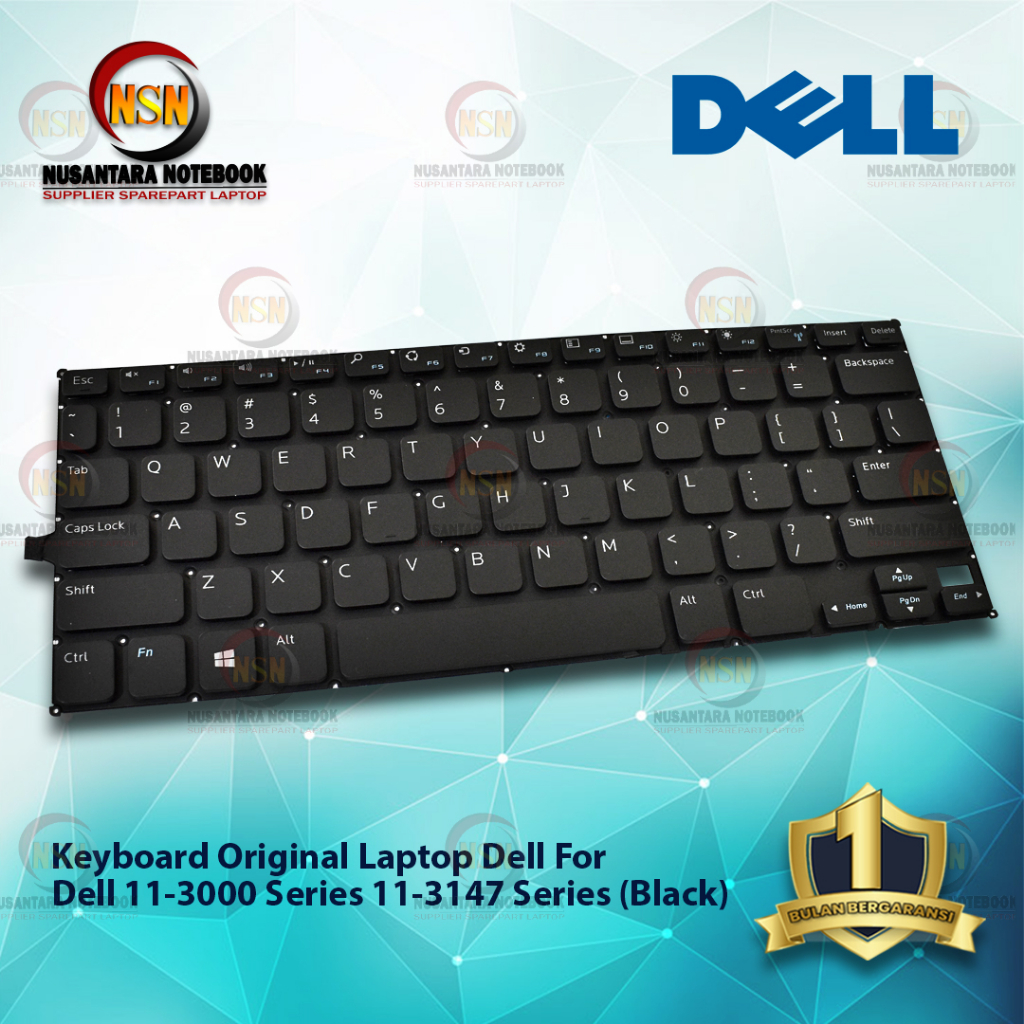 Keyboard Laptop ORI Dell Inspiron 11-3000 Series 11-3147 For Asus 11-3148 (Black)