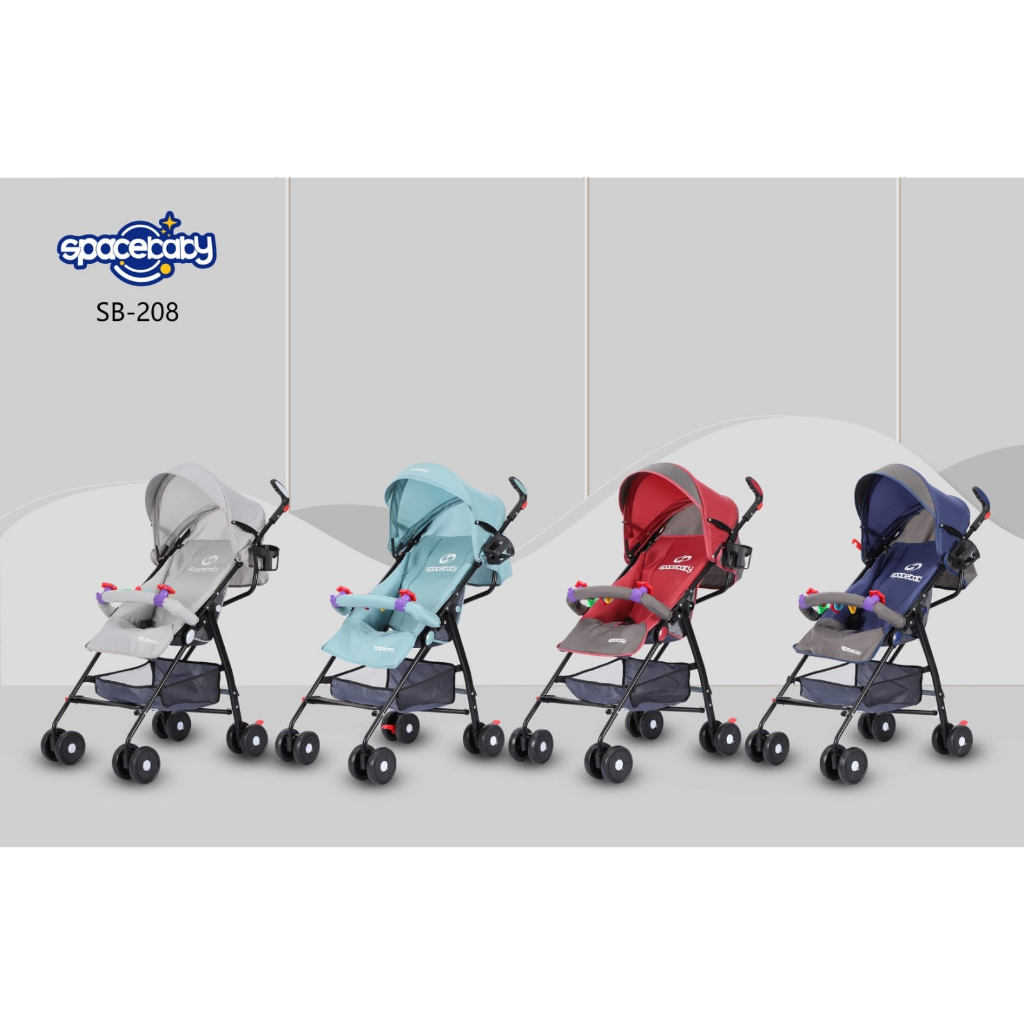 SPACE BABY STROLLER SB 214 ( DUA ARAH) / SB 6217 / SB 204/SB 6215 KURSI DORONGAN BAYI 3 POSISI BAYI BARU LAHIR STROLLER BAYI/SB 6055 /SB 6202/SB 208/SB 207