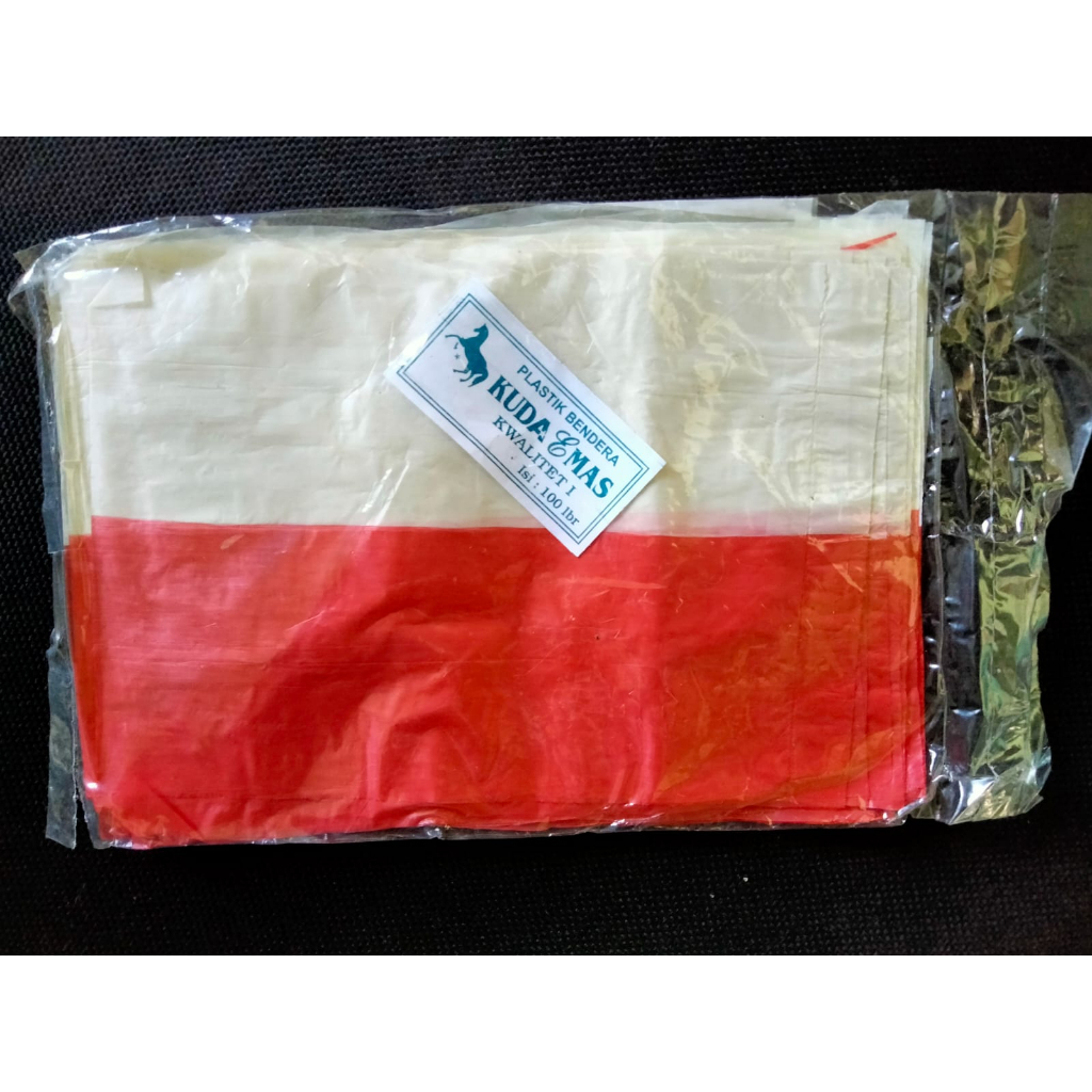 Bendera Plastik Merah Putih