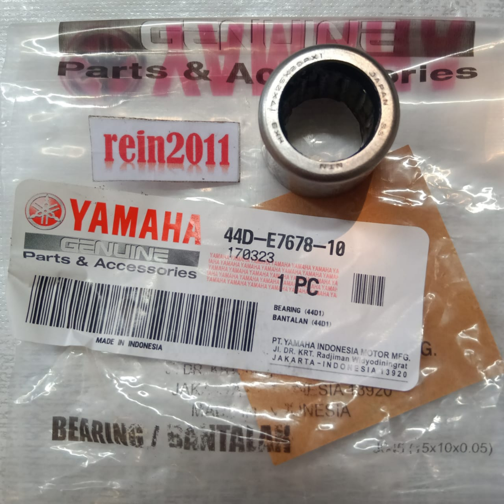 BEARING LAHER BAMBU PULLY PULI XEON KARBU ASLI ORI YAMAHA 44D E7678 10