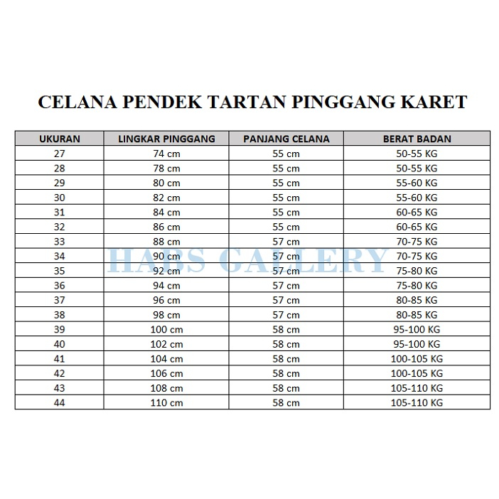 Celana Pendek Tartan Pinggang Karet Bahan Cotton Combed Diaomnd Melar Adem Tebal Halus