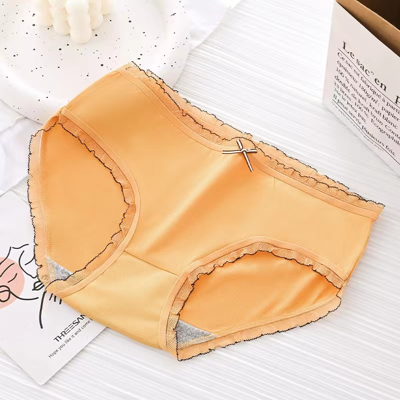 NEW CD Celana Dalam Wanita Renda Pita Pakaian Dalam CD Seksi Import Seamless M-97
