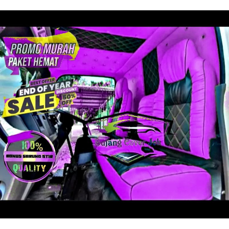 Sarung jok mobil truk isuzu nmr 71 Bonus sarung stir - Sarung jok mobil truk isuzu nmr 71 - Sarung j