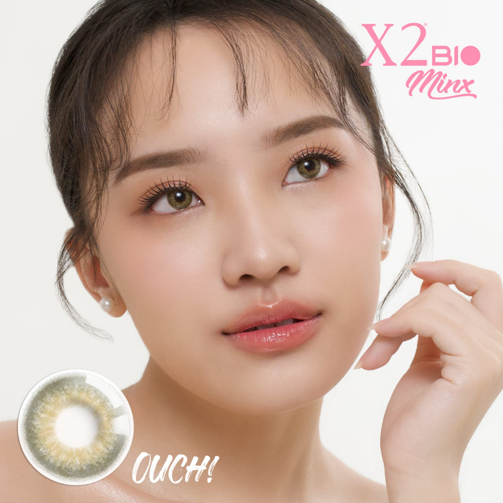 Softlens Warna X2 Bio Minx Tersedia ukuran Minus