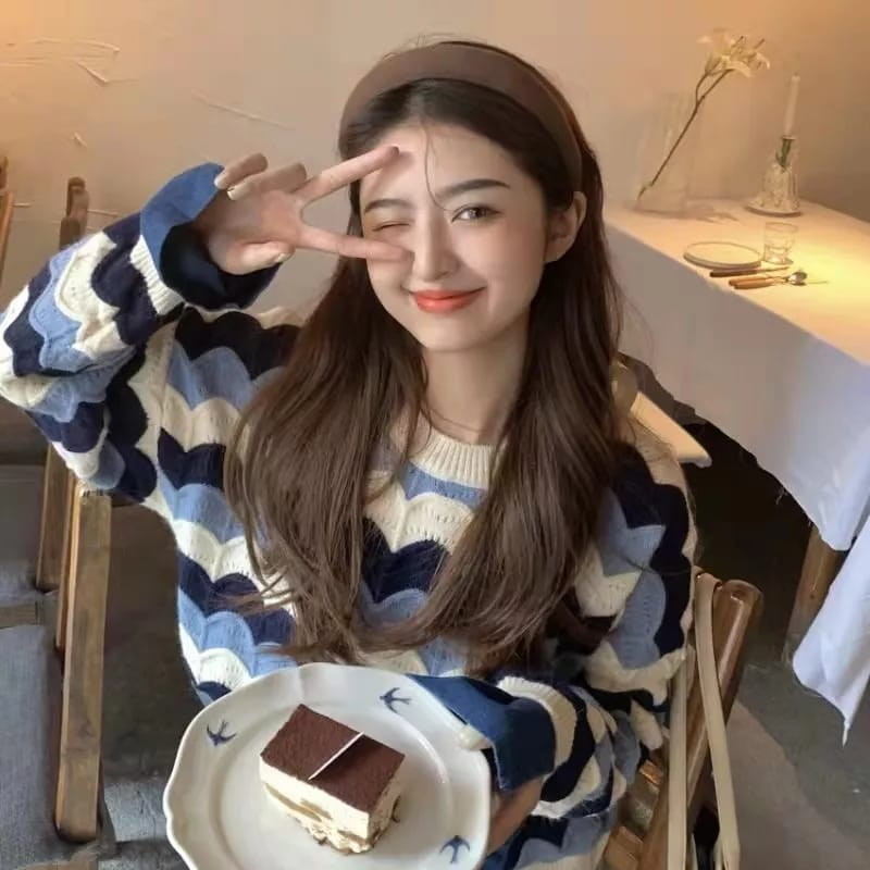 Bando wanita Korea Jumbo Bandana Headband Aksesoris rambut kepala Fashion F1024