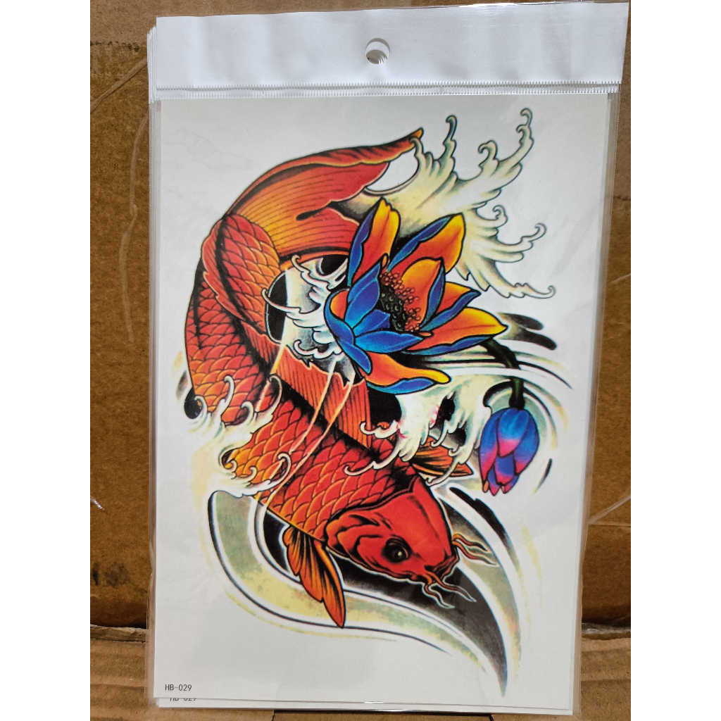 tato temporer tahan air 15 hari sticker tato herbal tato temporary