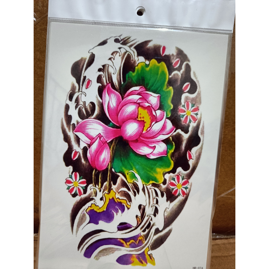 tato temporer tahan air 15 hari sticker tato herbal tato temporary